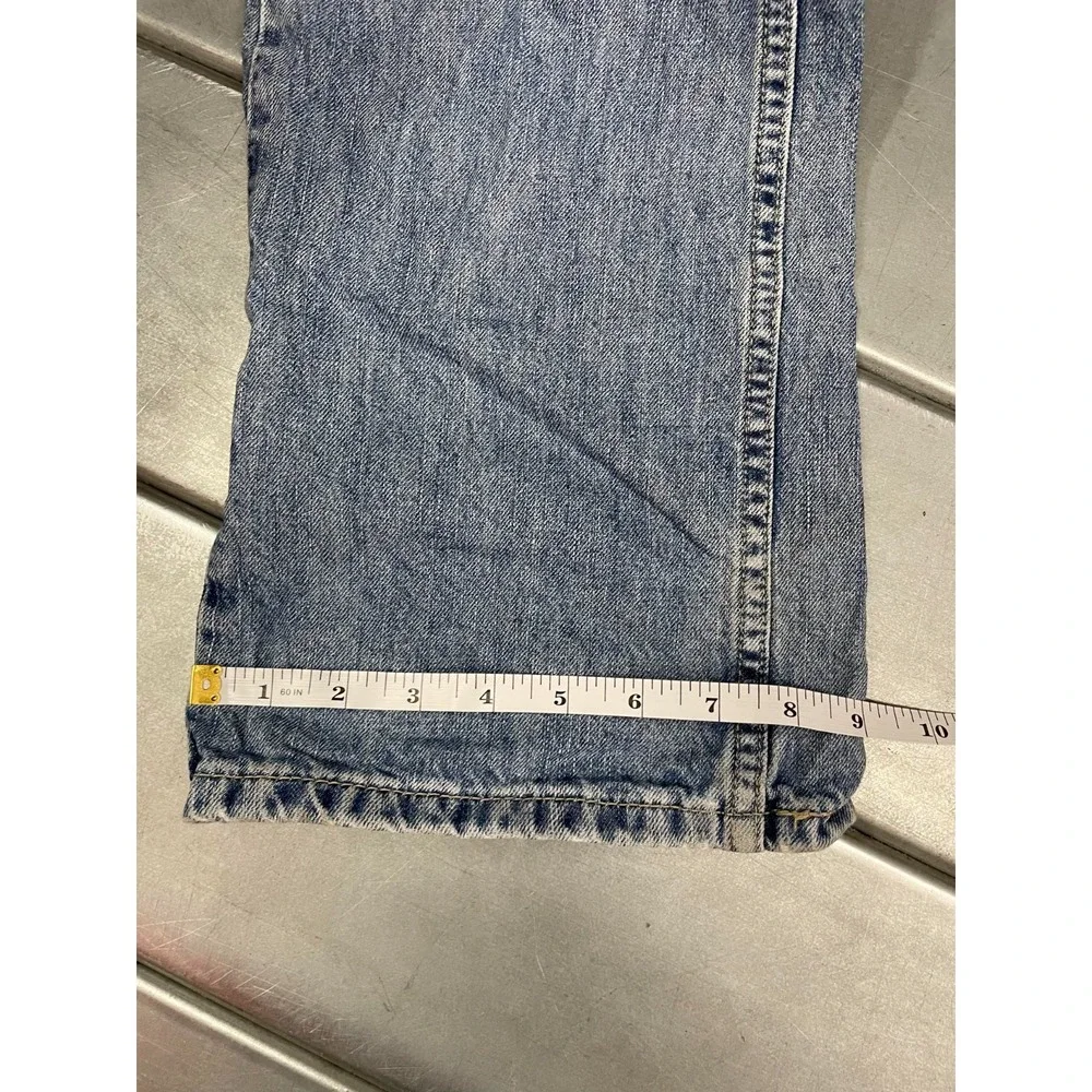 VTG Levis 559 Jeans Mens 36X34 Blue Light Wash Denim Relaxed Straight Distressed
